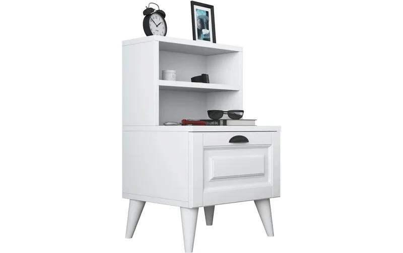Woody Fashion Nachttisch Eliza 45 x 74.4 x 40 cm, white