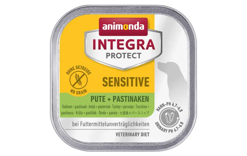 Animonda Integra Protect Nassfutter Sensitive Pute and Pastinaken, 150 g