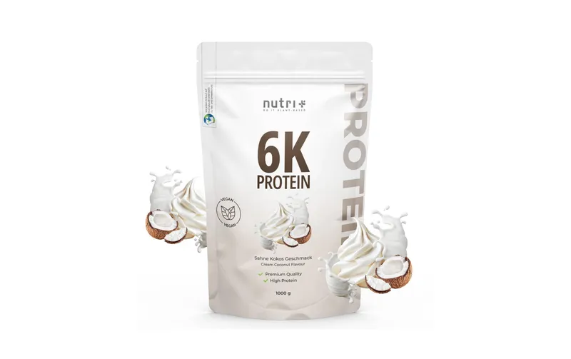 Nutri+ Pulver Vegan 6K Protein Kokos 1000 g