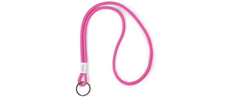 Pantone by Copenhagen Design Lanyard 45 cm Pink Nylon