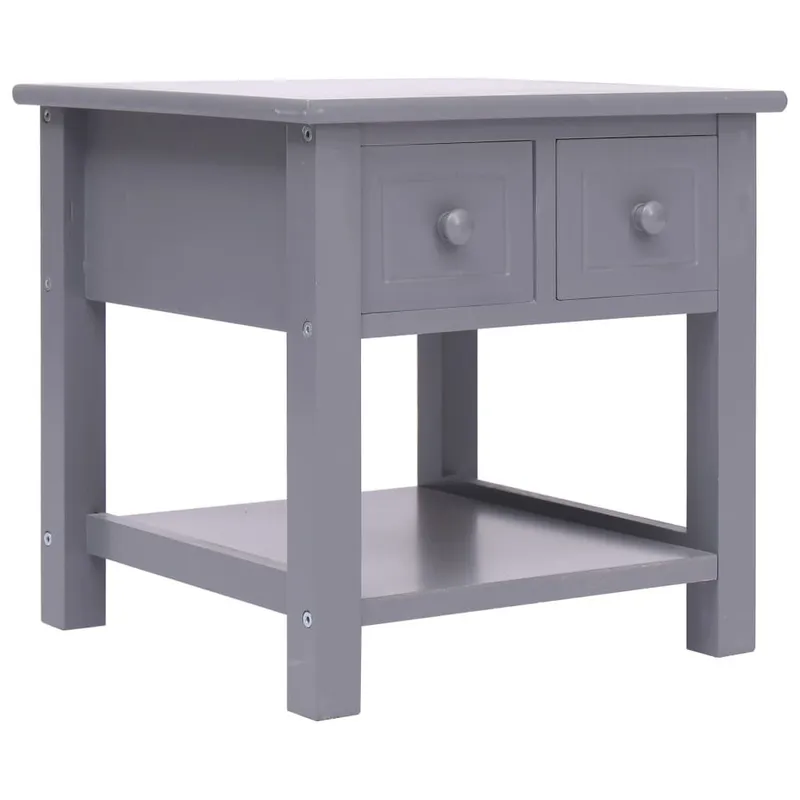 Beistelltisch grigio 40×40×40 cm Paulownia Holz