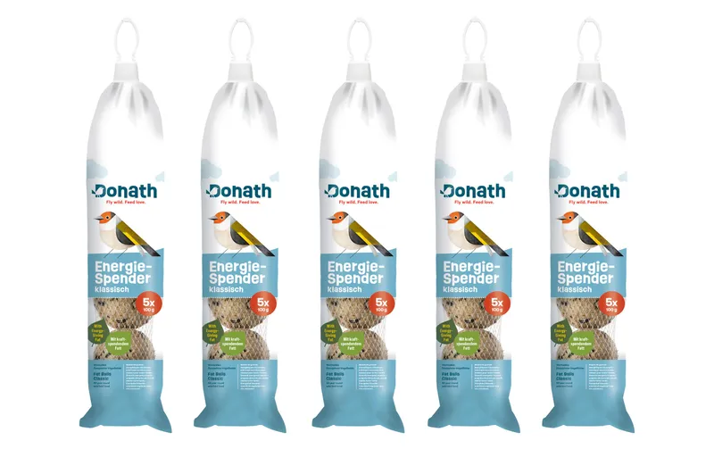Donath Vogelfutter Energie-Spender klassisch, 5 Säcke à 5 x 100 g