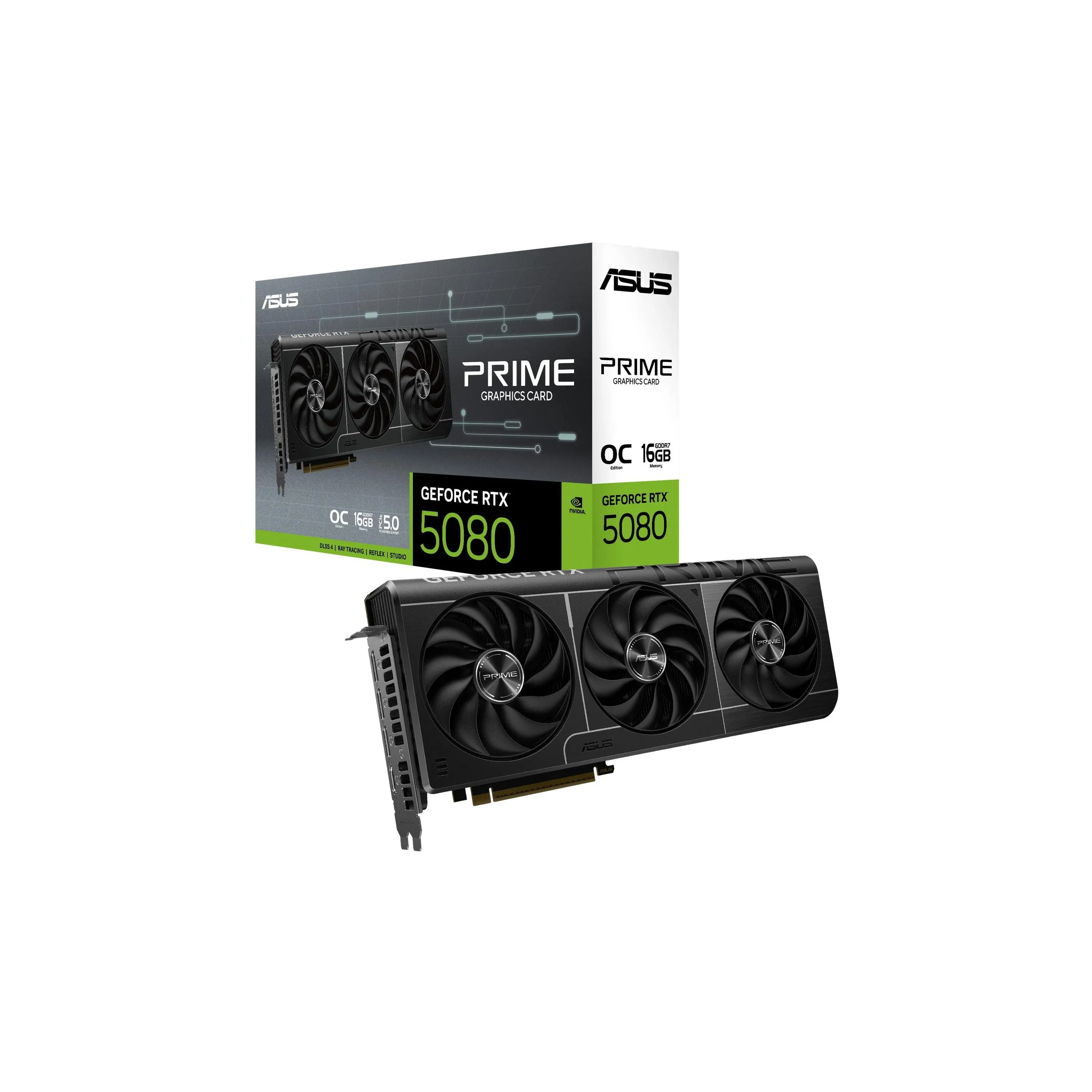 ASUS PRIME RTX 5080 EVO GDDR7 MHz 10752 Cuda Cores PCI-E 5.0