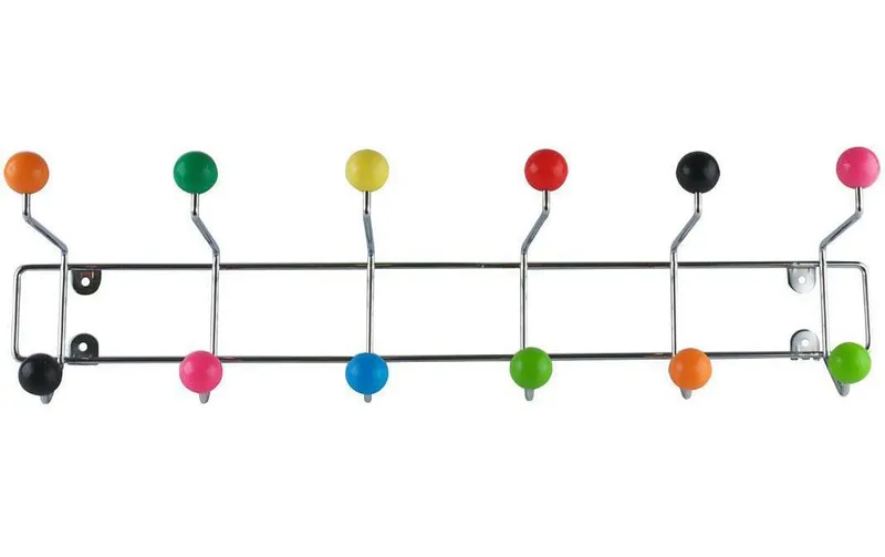 present time Wandgarderobe Saturnus 12 Haken, multicolore