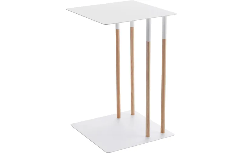 Yamazaki Beistelltisch Plain 35 x 35 x 55 cm, white