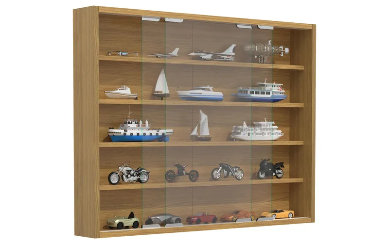 VCM Vitrine Agisa L 77 x 60 cm, Buche