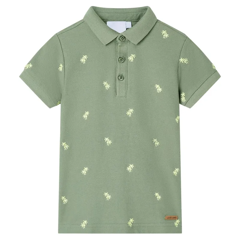 Kinder-Poloshirt Khaki 128