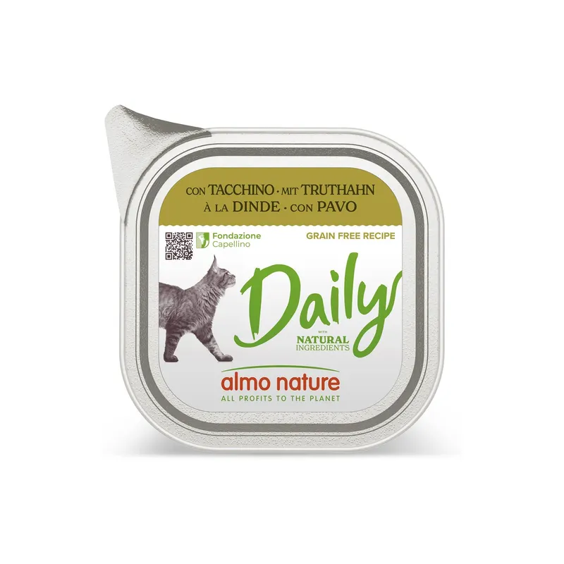 Almo naturalee Nassfutter Daily mit Truthahn 100g