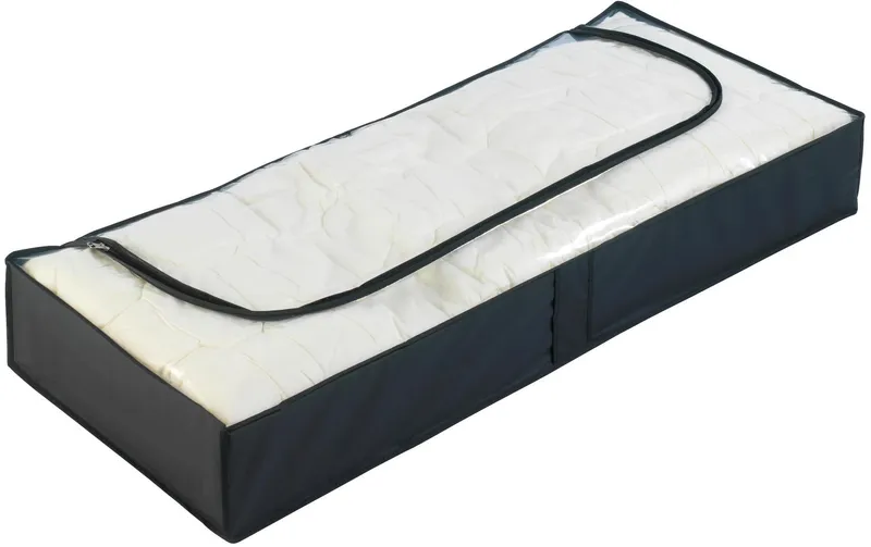 Wenko Unterbettcassettiera Deep Black 107 cm x 16 cm, 1 pezzi