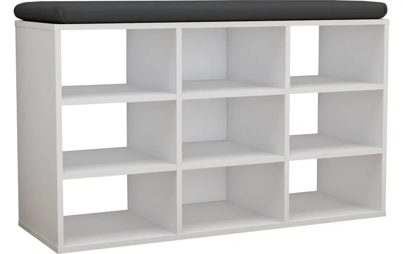 VCM Schuhregal Hinsol XS 80 x 50 cm, white