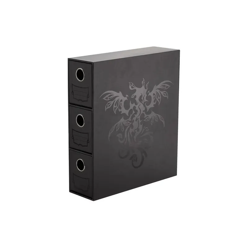 Dragon Shield Sammelring binder Fortress Card Drawers Black