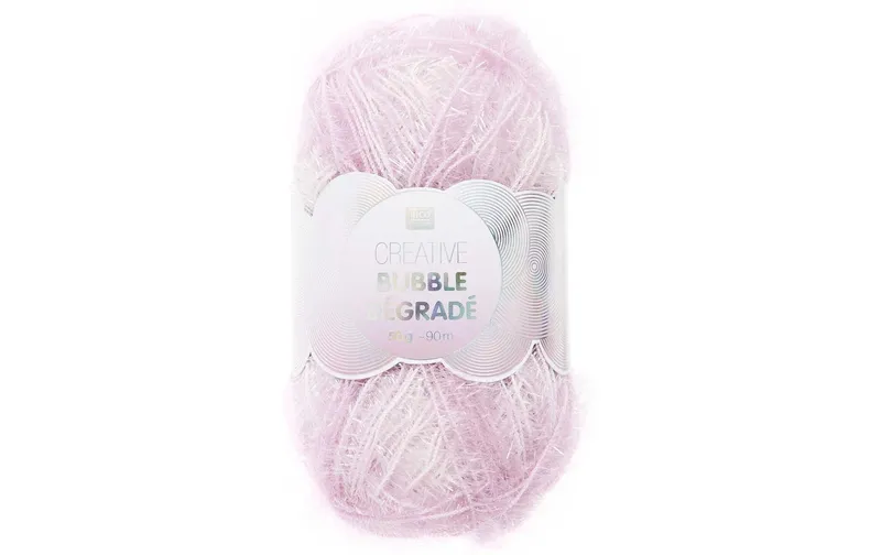 Rico Design Wolle Creative Bubble Dégradé 50 g / 90 m, Flieder