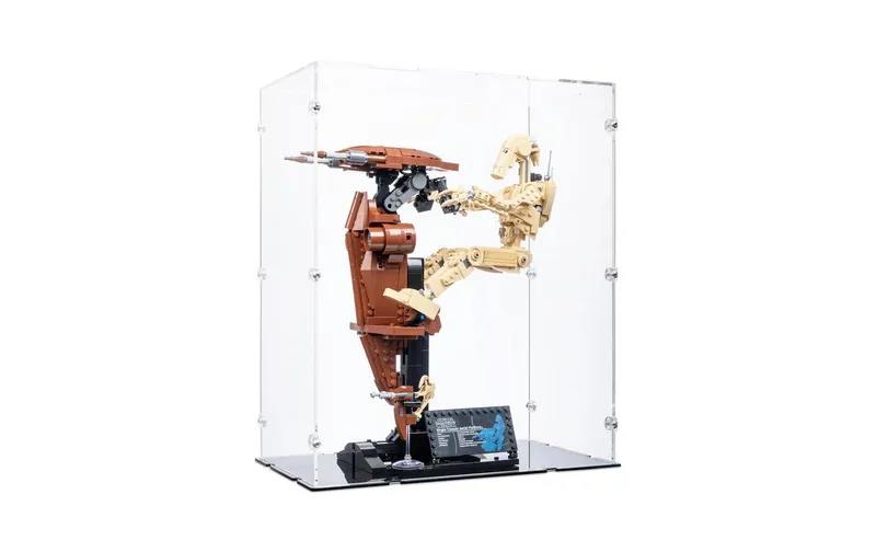 iDisplayit Acryl-Display for LEGO 75428 Star Wars Kampfdroide with STAP