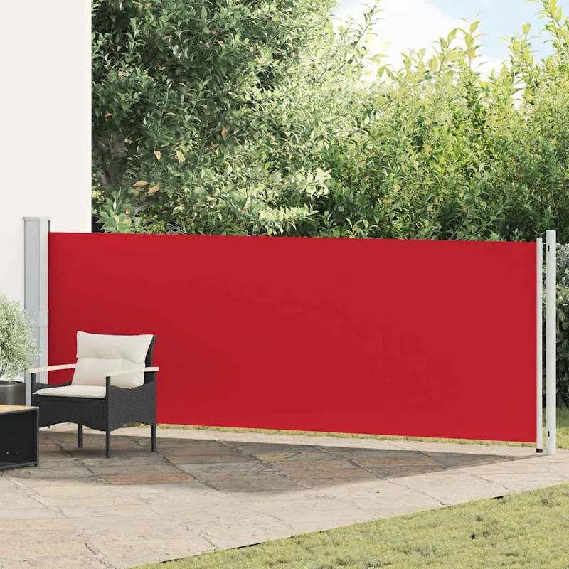 tenda laterale Ausziehbar 140x600 cm rosso