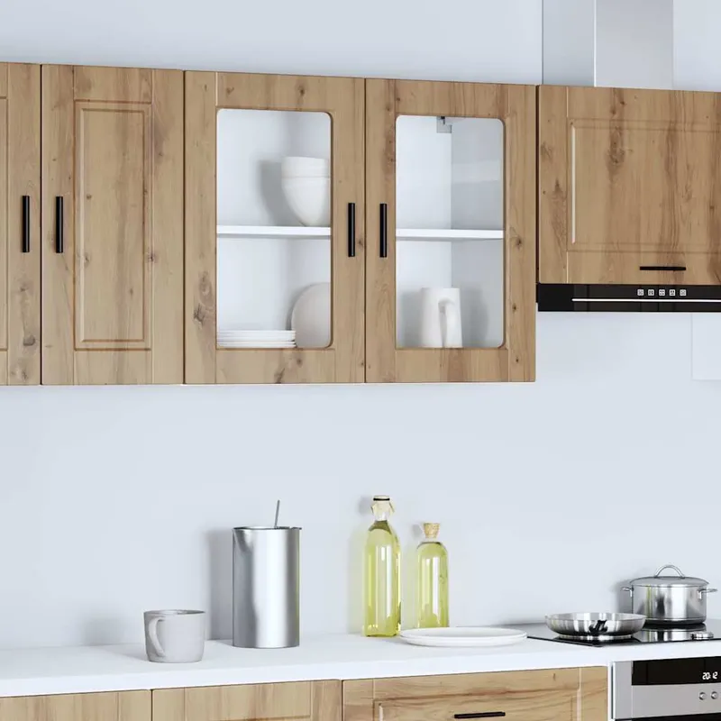 Küchen-Hängeschrank con vetrotür Porto Artisan-rovere