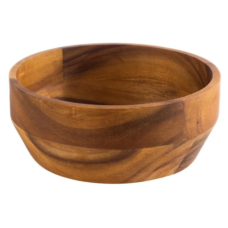 Assiette bol en acacia APS 21 x 8,5 cm, brun