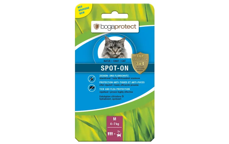 bogar Anti-Parasit-Tropfen bogaprotect Spot-on Katze M