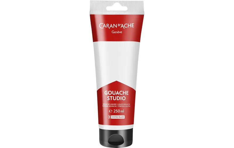 Caran d'Ache Wasserfarbe Gouache Studio 250 ml, Weiss