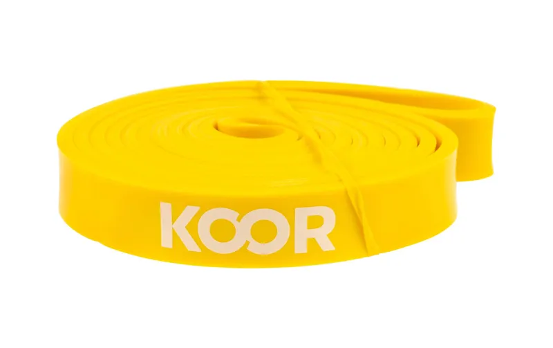 Bande de fitness KOOR légère, Jaune