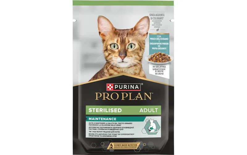 Purina Pro Plan Nassfutter Adult Sterilized Gelée Hochseefisch 26 x 85 g