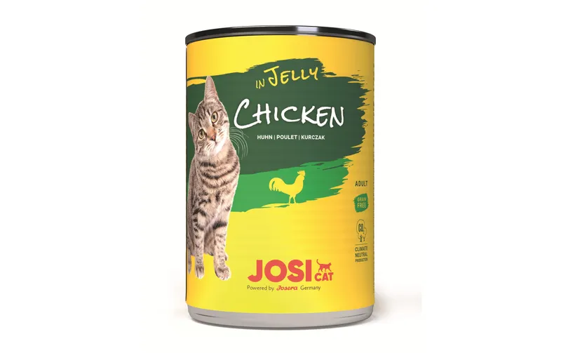 Josi Cat & Dog by Josera Aliment humide Poulet en gelée, 400 g
