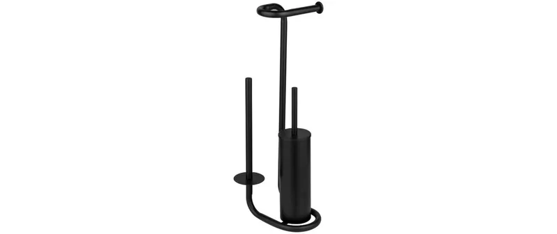 Wenko WC-Garnitur Universaleo 20 x 23 x 62.5 cm, noir