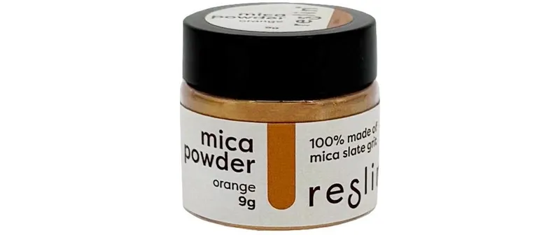 Reslin Mica Pulver 9g arancione