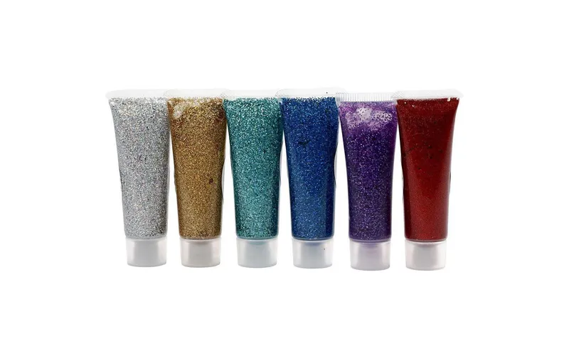 Eulenspiegel Schminkfarbe Glitzer 6 x 18 ml