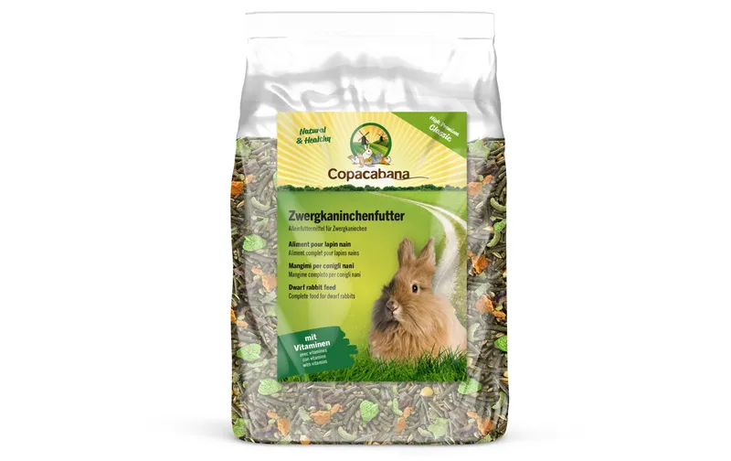 Copacabana Hauptfutter Zwergkaninchenfutter Classic, 5 kg