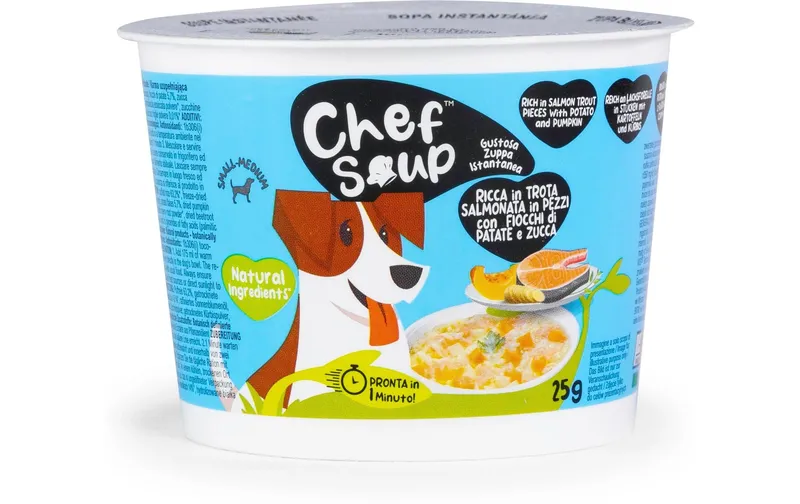 Chef Soup Lachsforelle, Kartoffel, Kürbis 25 g