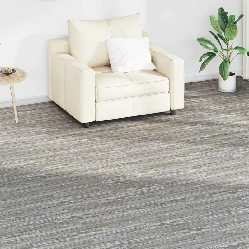 Bodenplanken Dunkelgrau 5,02 m² 36 Stk. PVC