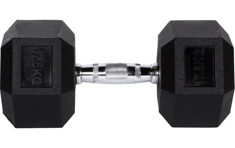 Fitcom Hex Dumbbell, 17.5 kg