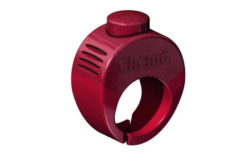 Clicino Hundeclicker Ring Rot, S