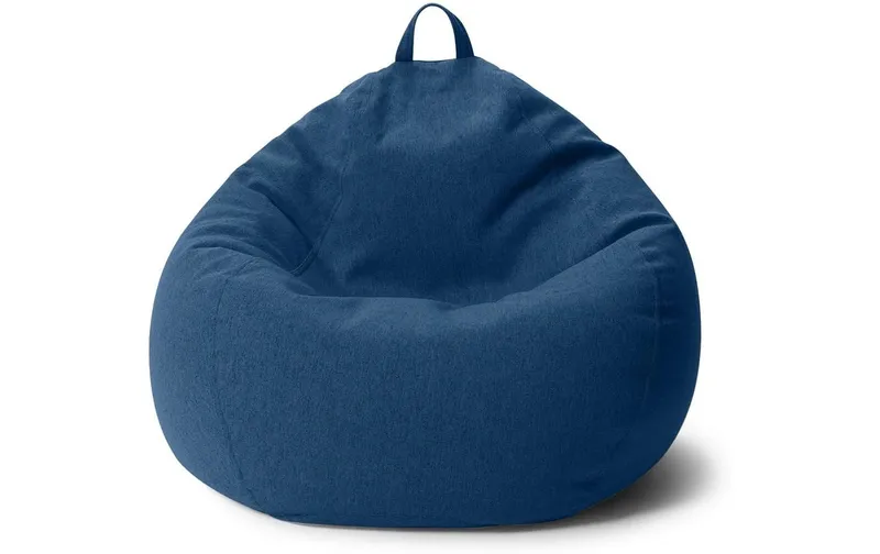 Urbanara Sitzsack Basic-Comfort 185 l Polyester (PES), blu