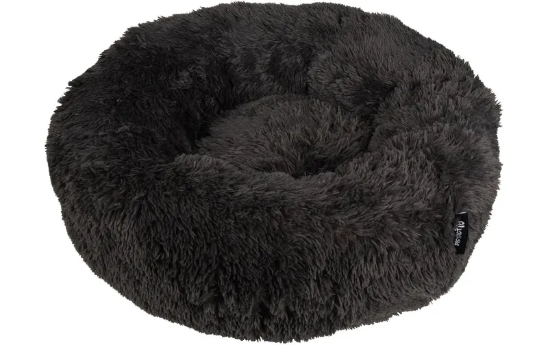 District 70 Hunde-Bett Fuzz inkl. Zipper, Dark Grey, L