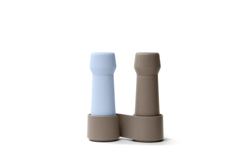 Crushgrind Gewürzmühle Amsterdam 2-er Set, 13 cm, bleu/gris