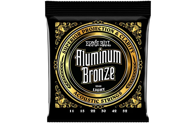 Ernie Ball Gitarrensaiten 2568 Aluminum Bronze – Light 11-52