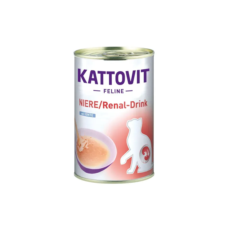 Kattovit Katzen-Snack Niere/Renal Drink, Ente, 135 ml