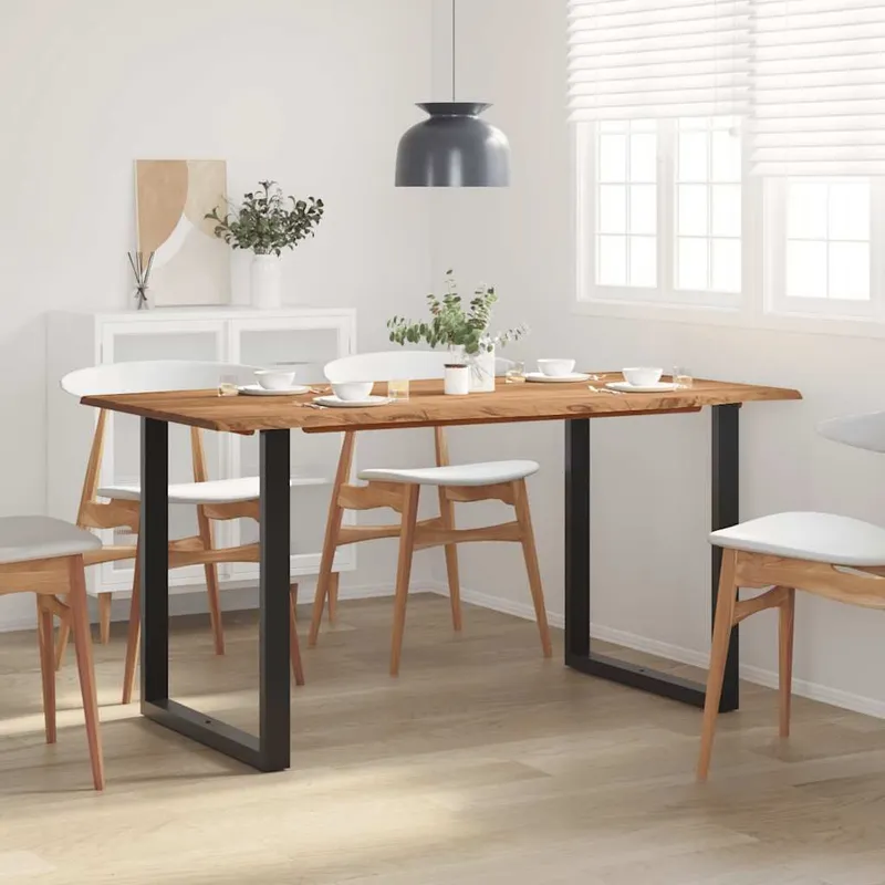 Table de salle à manger 154x80x76 cm Bois d'acacia solide