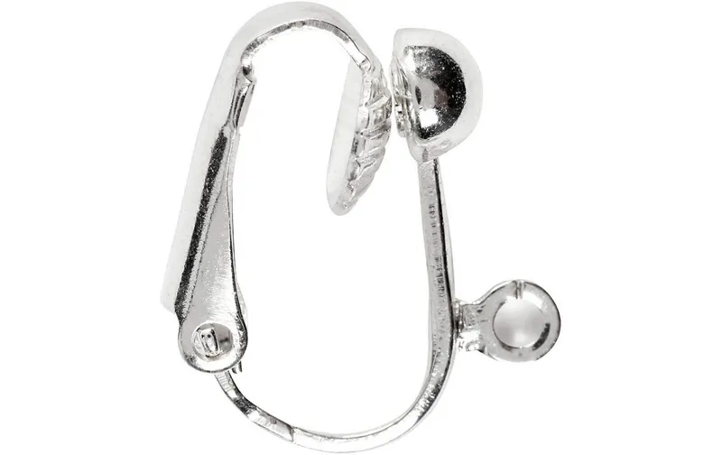 Creativ Company Ohrring Clip Versilbert, 16.5 cm, 6 Stk.