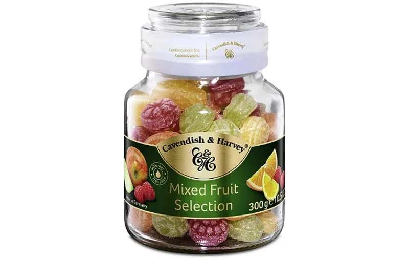 Cavendish & Harvey Mixed Friut Selection Bonbons im Glas 300 g