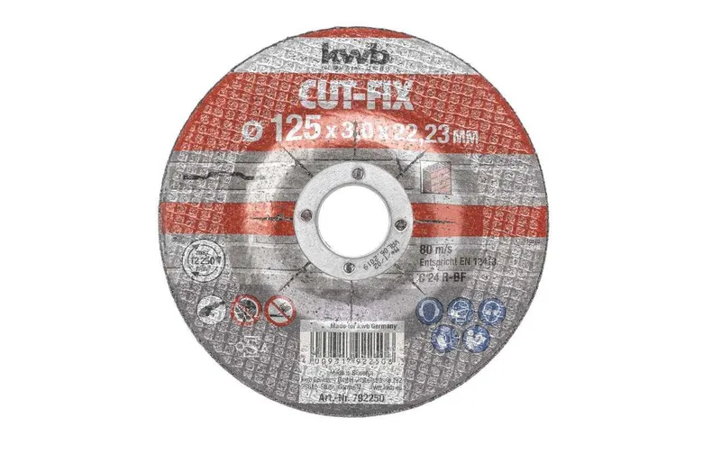kwb Trennscheibe CUT-FIX, Stein Ø 125 x 3.0 mm