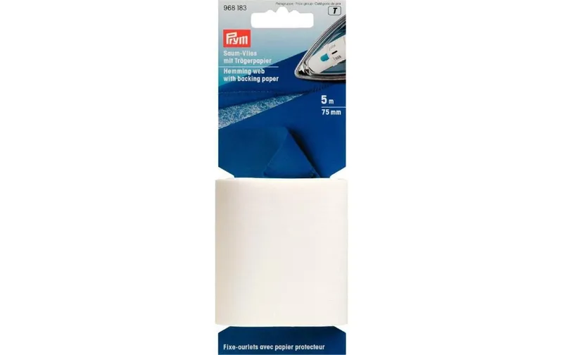Prym Saumvlies Trägerpapier white, 75 mm