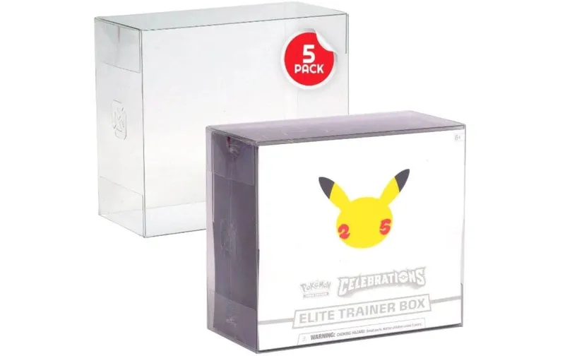 EvoRetro Kartenbox PET Elite Trainer Boxen Ver. 2, 5er-Set