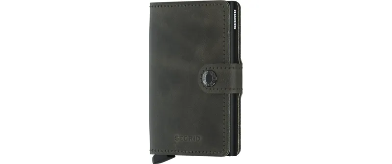 SECRID Portemonnaie Miniwallet Vintage Olive Black