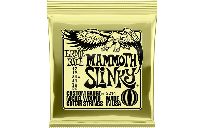 Ernie Ball Gitarrensaiten 2214 Slinky Nickel – Mammoth 12 - 62