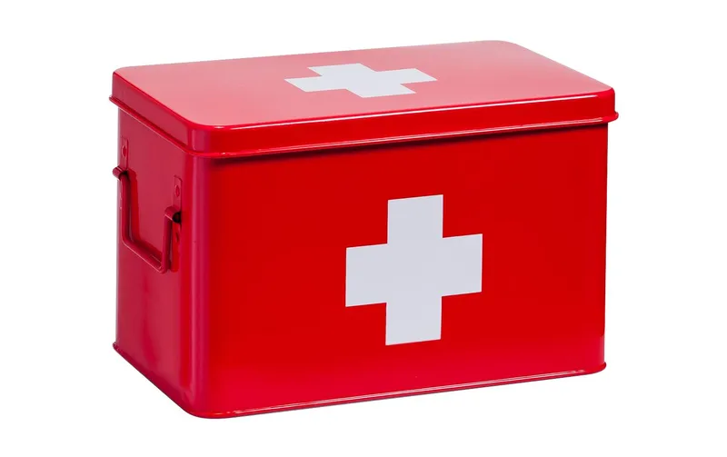 Zeller Present Erste Hilfe Schrank 32 x 19.5 x 20 cm, red