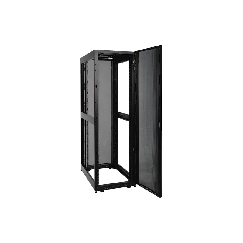 EATON TRIPPLITE 45U Rack Enclosure Server Cabinet Doors & Sides 3000lb Capacity Rack cabinet, Black 45U