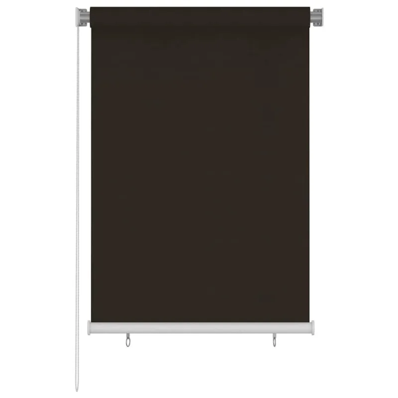 Außenrollo 105 (B) x 140 (H) cm marrone HDPE