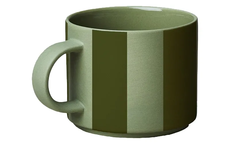 Chic Mic tasse à café Good Mood 280 ml, 1 pièces, Eucalyptus gestreift